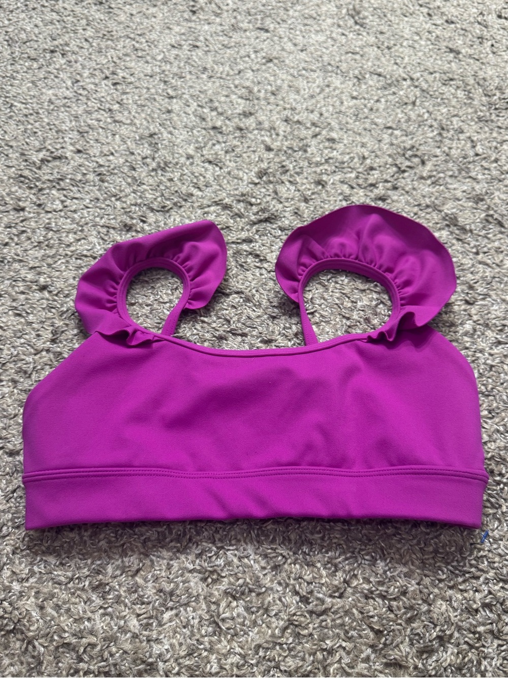 Jo + Jax Girls Sports Bra Crop Top Dance Ruffle